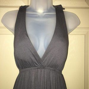 Mon Ami Charcoal Maxi Dress, Small,Great Condition